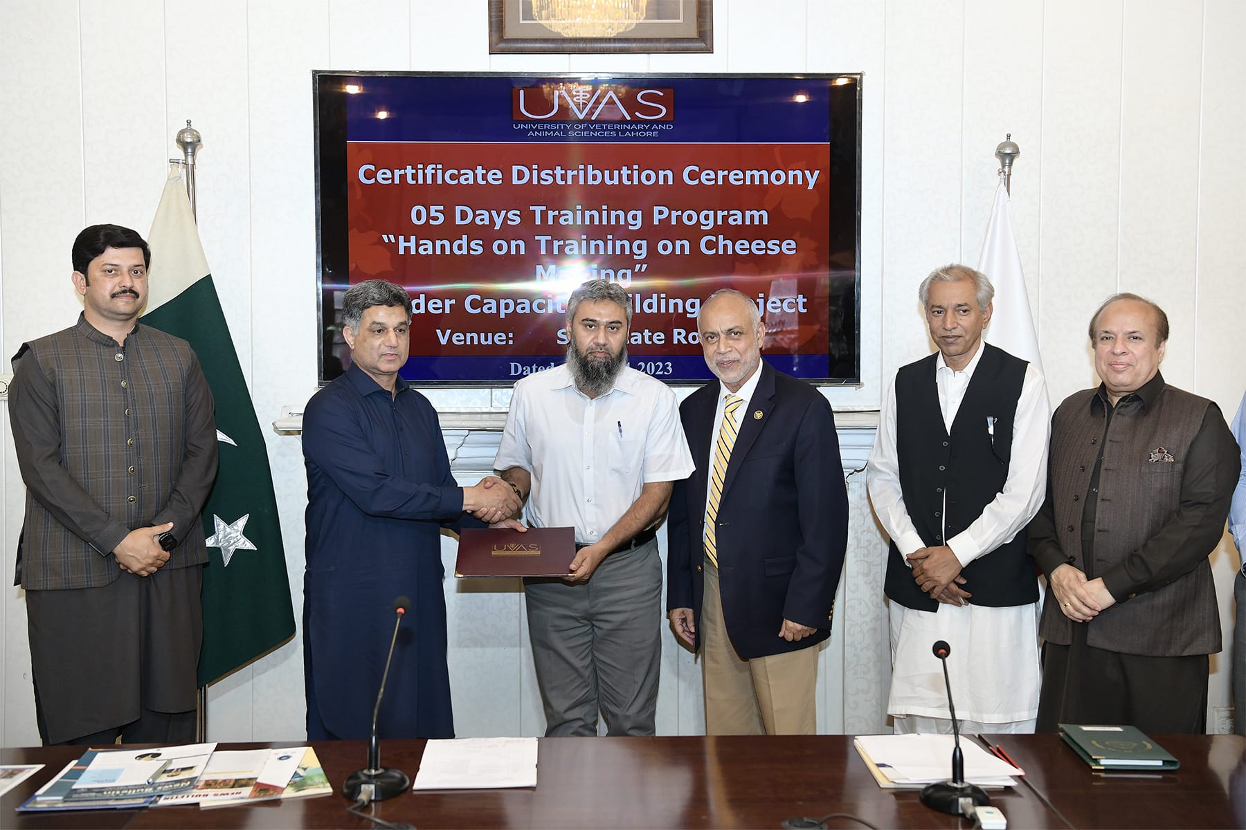 5-Days hands-on training on ‘Cheese Making’ concludes at UVAS