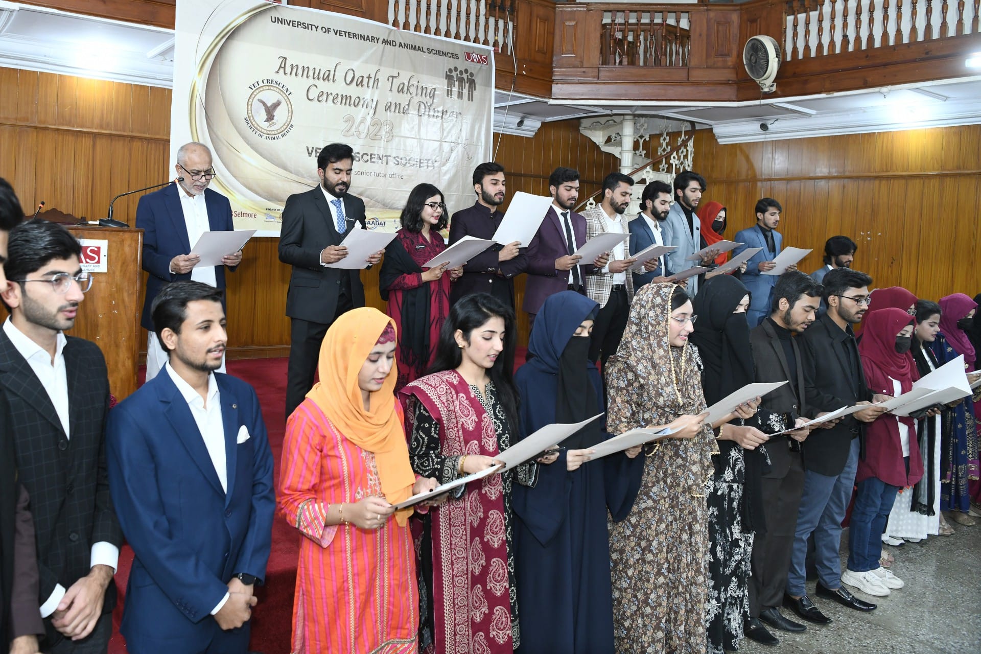 Oath taking ceremony of Vet Crescent Society